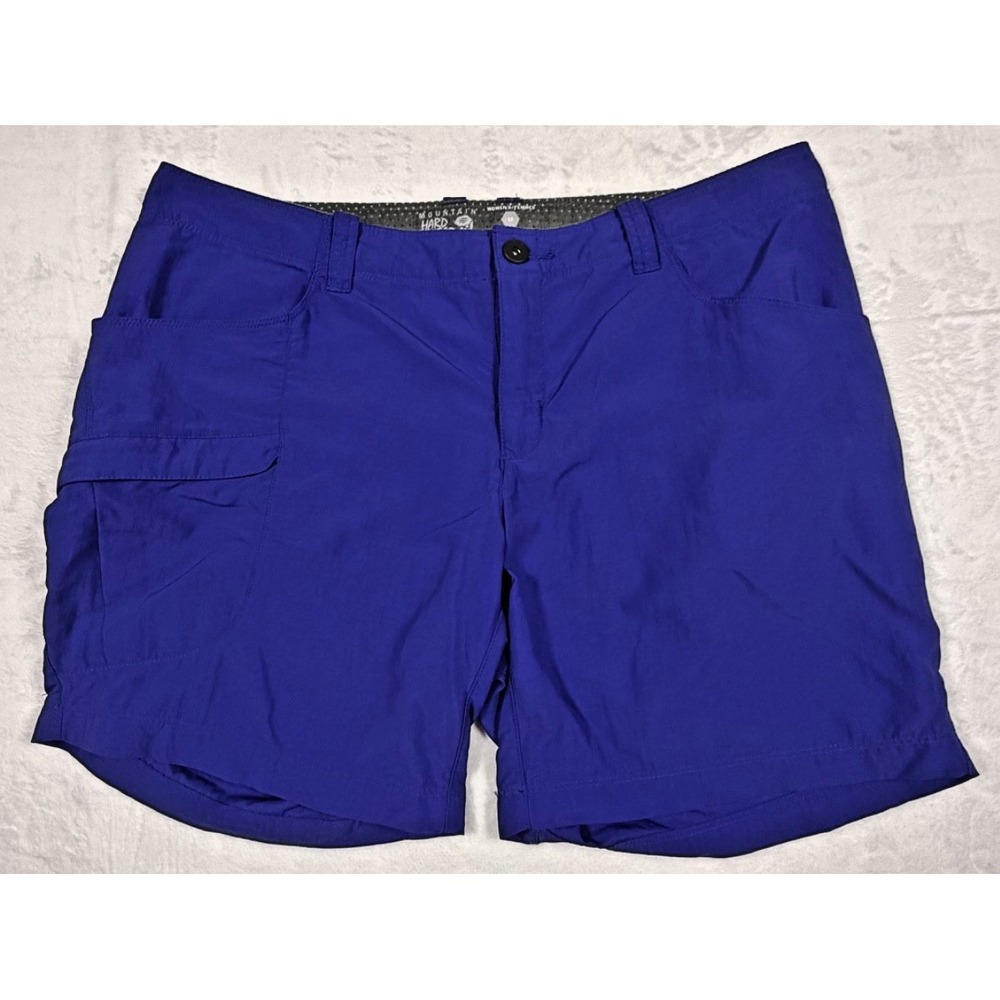 Mountain Hardwear Women's Size 10 Blue Lightweight Quick Dry Nylon Hiking Short